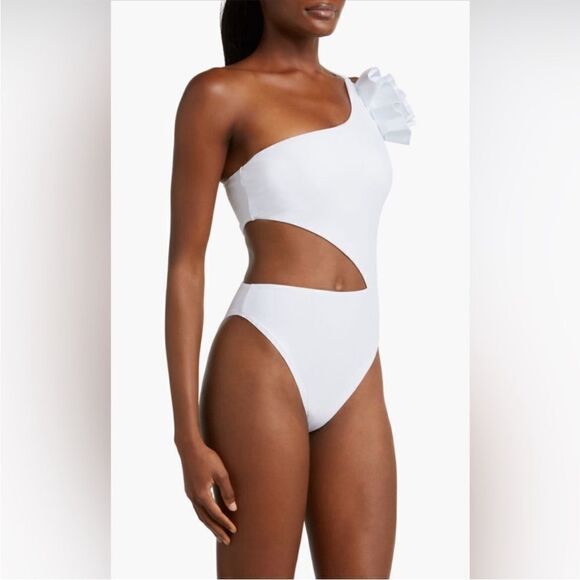 Ramy Brook Nyomi cutout flower swimsuit - Picture 3 of 6